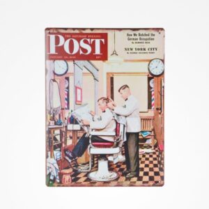 Chapas Metálicas Barberia Vintage Barber Shop Nº3