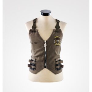 Chaleco Barbero Gris Mister Dapper