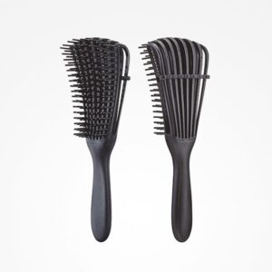 Cepillo Desenredante Rizos Negro Deren Curls