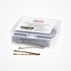 Horquillas Clip Ondulado 51mm 150 Uds Bronce