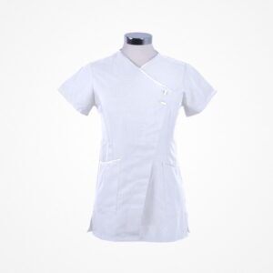 Chaqueta  Blanca con Mangas Talla 36 Antibacteriana