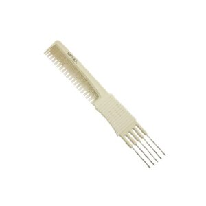 Peine Ahuecador 5 Puas Metal Blanco Bifull