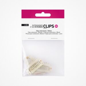 Clips Extensiones 3.2cm Rubios 4uds Bifull