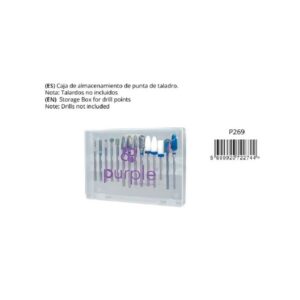 Caja Vacia Brocas Storage box for drill bits