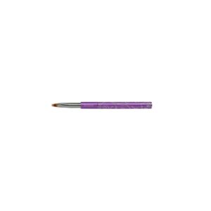 Pincel Nylon Nail Art Fork Brush Metal Handle