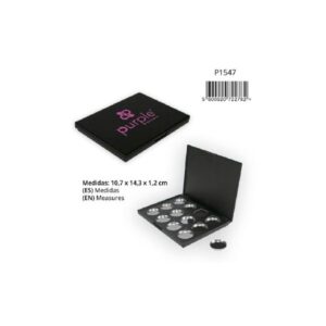 Box for making nail art mixes