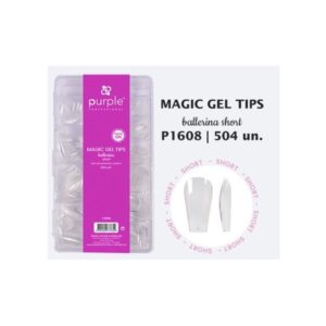 Magic Gel Tips Ballerina Short 504 Unid.