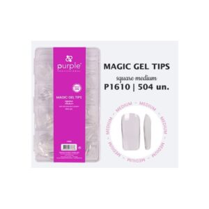 Magic Gel Tips Square Medium 504 Unid.