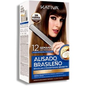 Kit Kativa Alisado Brasileño Cabellos Oscuros