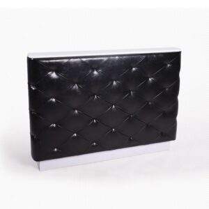 Recepcion MYKONOS – Tapizado Negro brillo 079 Capitoné