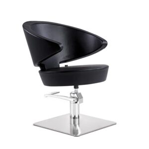 Sill. HIDRA Negro 006 Pie Cuadrado Acero Inox P27 y B.Hid B90