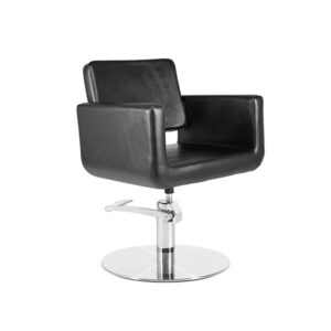 Sill. SAMOA Negro 006 Pie Redondo plano Acero Inox (P29) y B.Hid (B90)