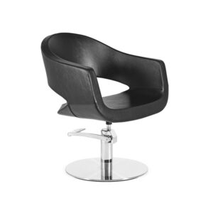 Sill. GRECO Negro 006 Pie Redondo Acero Inox P29 y B.Hid B90