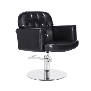 Sill. ANDROS Negro Vintage Pie Redondo Acero Inox P29 y B.Hid B90