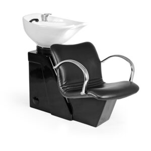 Lavac. DELIA Negro 006 1 pto Poza HONDA Blanca (mueble VENUS NEGRO)