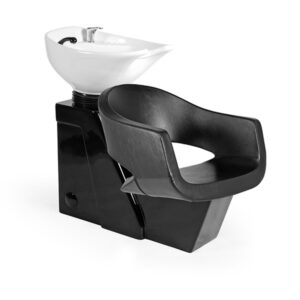 Lavac. GRECO Negro 006 1 pto Poza HONDA Blanca (mueble VENUS NEGRO)