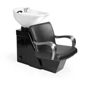 Lavac. MALI 2.014 Negro 006 1 Pto Poza Honda Blanca (Mueble Venus Negro)