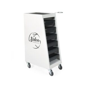 Carro Auxiliar TAU Blanco con Portasecador y Alfombrilla Termica (Metal)