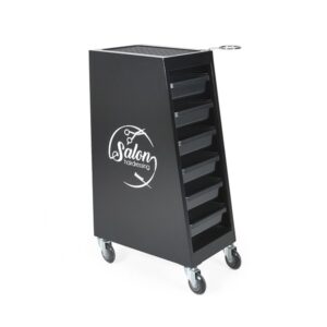 Carro Auxiliar TAU Negro Con Portasecador y Alfombrilla Termica (Metal)