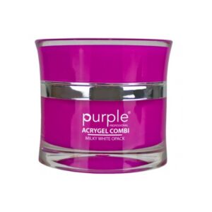 Purple Acrygel Combi Cover Milk White Opack 50gr