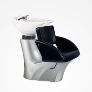 Lavacabezas Neil Sillón Sirius Negro con Respaldo Inclinable