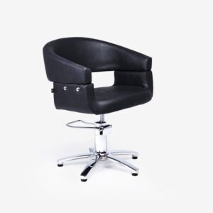 Sillon Rodas con Base de Estrella Cromada Bomba Hidraulica y Reposapie