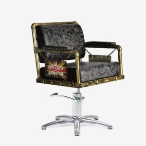 Sillón Barbero Cenit Negro Pie Estrella Bomba Hidráulica