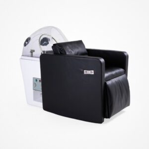 LAVACABEZAS NEREO RECLINACION ELECTRICA CON SPA CAPILAR NEGRO NG3 ITALOR